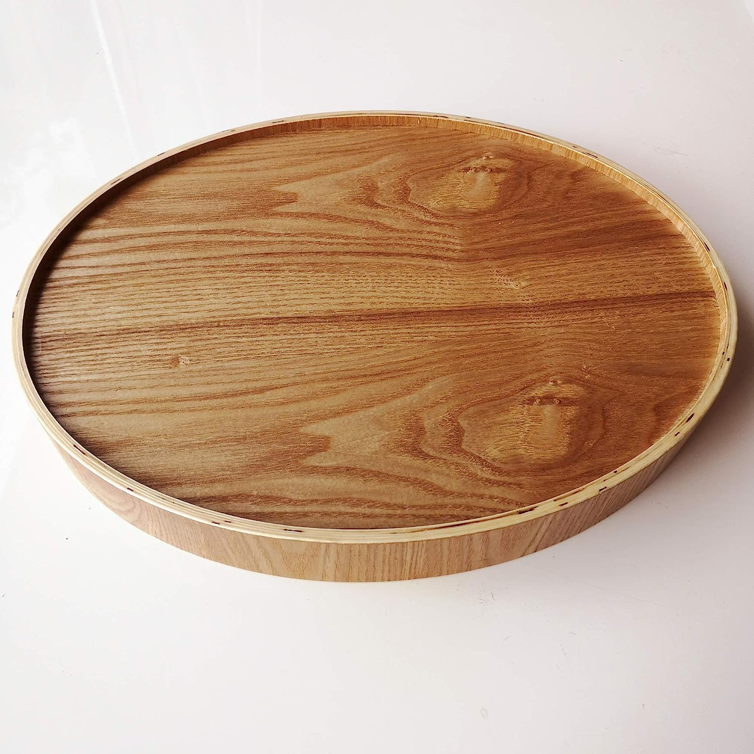 Wooden Oval Serving Tray With Handles 3-Pcs Set 7 Wooden Oval Serving Tray With Handles 3-Pcs Set