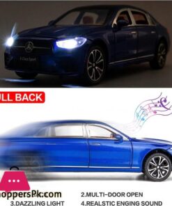 1: 24 Benz E300 Model Car,Zinc Alloy Pull Back Toy Diecast Toy Cars With Sound And Light For Kids Boy Girl Gift(Blue) 10 Bdtctk 124 Benz E300 Model Carzinc Alloy Pull Back Toy Diecast Toy Cars With Sound And Light For Kids Boy Girl Giftblue