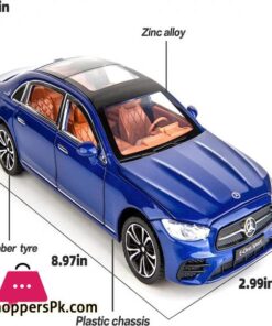 1: 24 Benz E300 Model Car,Zinc Alloy Pull Back Toy Diecast Toy Cars With Sound And Light For Kids Boy Girl Gift(Blue) 11 Bdtctk 124 Benz E300 Model Carzinc Alloy Pull Back Toy Diecast Toy Cars With Sound And Light For Kids Boy Girl Giftblue
