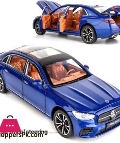 1: 24 Benz E300 Model Car,Zinc Alloy Pull Back Toy Diecast Toy Cars With Sound And Light For Kids Boy Girl Gift(Blue) 13 Bdtctk 124 Benz E300 Model Carzinc Alloy Pull Back Toy Diecast Toy Cars With Sound And Light For Kids Boy Girl Giftblue