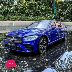 Bdtctk 124 Benz E300 Model Carzinc Alloy Pull Back Toy Diecast Toy Cars With Sound And Light For Kids Boy Girl Giftblue