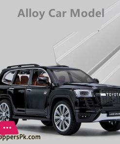 1:24 Scale Toyota Land Cruiser LC300 GR Zinc Alloy Model Car With Light & Sound & Pull Back Die Cast Toys
