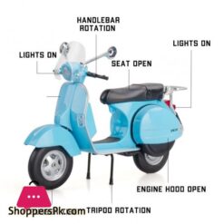 1:10 Vespa Motorcycle Model Toys With Sound Light Simulation 14 110 Vespa Motorcycle Model Toys With Sound Light Simulation