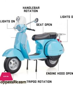 1:10 Vespa Motorcycle Model Toys With Sound Light Simulation 56 110 Vespa Motorcycle Model Toys With Sound Light Simulation