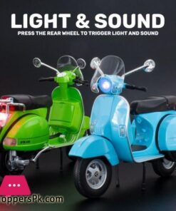 1:10 Vespa Motorcycle Model Toys With Sound Light Simulation 57 110 Vespa Motorcycle Model Toys With Sound Light Simulation