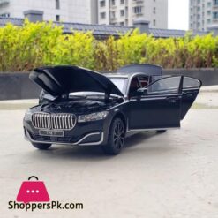 124 Bmw The 7 760Li High Simulation Diecast Metal Alloy Model Car Sound Light Pull Back