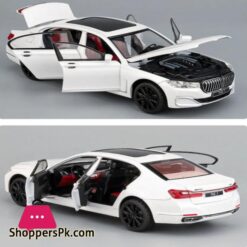 124 Bmw The 7 760Li High Simulation Diecast Metal Alloy Model Car Sound Light Pull Back