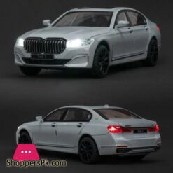 124 Bmw The 7 760Li High Simulation Diecast Metal Alloy Model Car Sound Light Pull Back