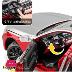 124 Bmw The 7 760Li High Simulation Diecast Metal Alloy Model Car Sound Light Pull Back