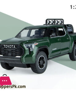 1:24 Toyota Tundra Alloy Car Model Simulation Diecast Metal Toy Vehicle Model Sound And Light Pull Back Cars Toys Kids Boys Gift 37 1:24 Toyota Tundra Alloy Car Model Simulation Diecast Metal Toy Vehicle Model Sound And Light Pull Back Cars Toys Kids Boys Gift - Image 2