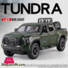 1:24 Toyota Tundra Alloy Car Model Simulation Diecast Metal Toy Vehicle Model Sound And Light Pull Back Cars Toys Kids Boys Gift