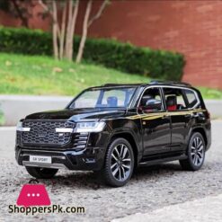 124Scale Toyota Land Cruiser Lc300 Gr Zinc Alloy Model Car W Light Sound Pull Back Die Cast Toys
