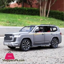 124Scale Toyota Land Cruiser Lc300 Gr Zinc Alloy Model Car W Light Sound Pull Back Die Cast Toys