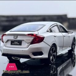 132 Honda Civic Model Car Diecast Toy Car Model Sound Light Vehicle