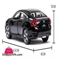 132 Honda Civic Model Car Diecast Toy Car Model Sound Light Vehicle