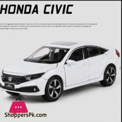 132 Honda Civic Model Car Diecast Toy Car Model Sound Light Vehicle