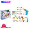 225Pcs Set Children Diy Assembling Screw Blocks Toy Toolbox Electric Drill Screwdriver Assembled Toy Kit