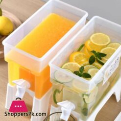 1.5 Liter Drinks Dispenser With Dual-Use Stand Juice Dispenser Fridge Water Dispenser Juice Container Plastic Milk Bottle Dispenser For Making Teas And Juices 13 35L Drinks Dispenser With Dual Use Stand Juice Dispenser Fridge Water Dispenser Juice Container Plastic Milk Bottle Dispenser For Making Teas And Juices