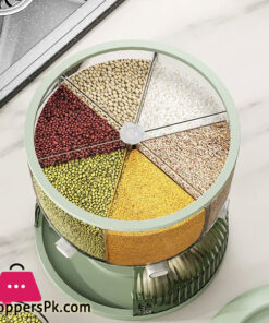 High Quality 360 Rotating Dispenser For Kitchen Rice Dispenser Dry Food Dispenser 6 Grid Grain Storage Container Egg Organizer Grain Food Storage Box 38 High Quality 360 Rotating Dispenser For Kitchen Rice Dispenser Dry Food Dispenser 6 Grid Grain Storage Container Egg Organizer Grain Food Storage Box - Image 7
