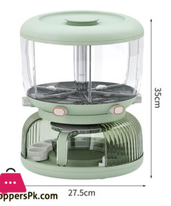 High Quality 360 Rotating Dispenser For Kitchen Rice Dispenser Dry Food Dispenser 6 Grid Grain Storage Container Egg Organizer Grain Food Storage Box 41 High Quality 360 Rotating Dispenser For Kitchen Rice Dispenser Dry Food Dispenser 6 Grid Grain Storage Container Egg Organizer Grain Food Storage Box - Image 10