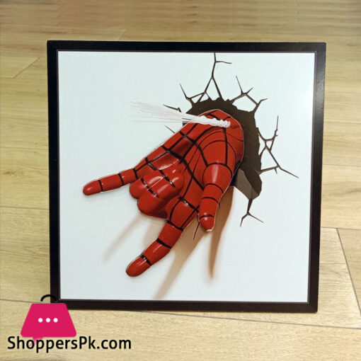 3D Marvel Hanging Picture Frame Spiderman Hand