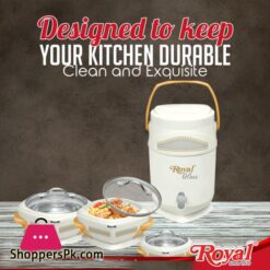 4 Pcs Gift Pack Royal Stylo Glass Top 3 Hot Pot Set 1 Piece Water Cooler 14 Litre In Gift Packing Biryani Roti Bbq Hot Pot Gift Set