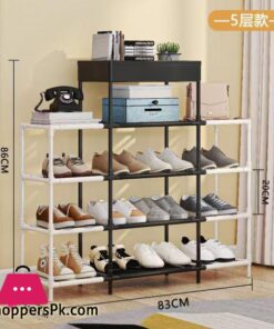 5 Layer Shelf Shoes Rack Metal
