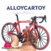 Diecast Model Car 110 Alloy Bicycle Model Die Casting Metal Toy Bicycle Simulation Mountain Bike Racing Childrens Bicycle Collection Gift