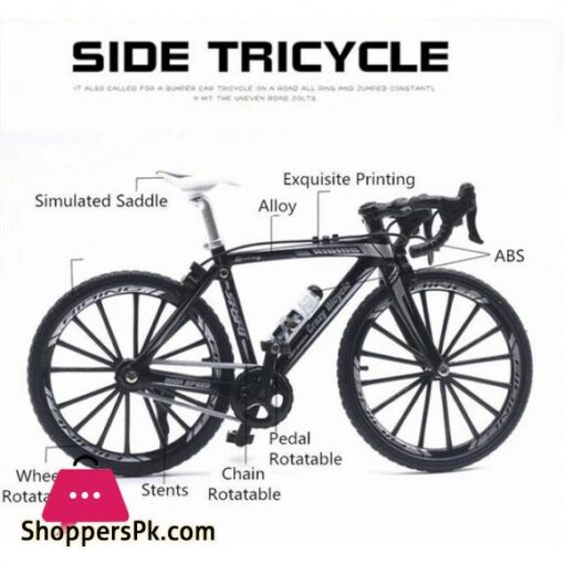 Diecast Model Car 110 Alloy Bicycle Model Die casting Metal Toy Bicycle Simulation Mountain Bike Racing Childrens Bicycle Collection Gift