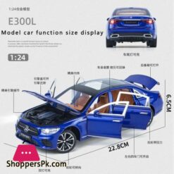 Diecast Model E-Cless C260L Sport Metal Car 1:24 Scale 17 Diecast Model E Cless E300L Sport Metal Car 124 Scale