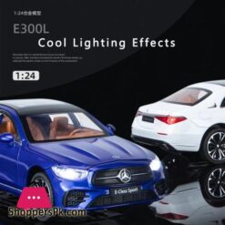 Diecast Model E-Cless C260L Sport Metal Car 1:24 Scale 18 Diecast Model E Cless E300L Sport Metal Car 124 Scale