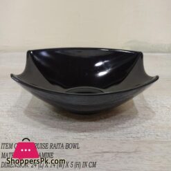 1 Piece Melamine Cruise Raita Bowl Serving Bowl Melamine Material White Black