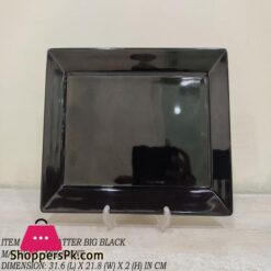 1 Piece Melamine Platter Big Size Melamine Material White Black