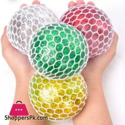 Pack Of 2 Magic Color Changeable Squishy Mesh Ball Stress Release Toy Toy For Kids Stress Relief Ball