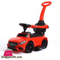 Mercedes Benz Amg 4 In 1 Ride-On Push Car Stroller