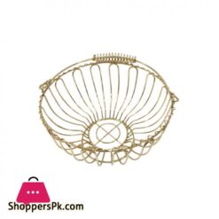 BA 8808 Fruit Basket Round Gold
