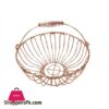 Ba 8807 Fruit Basket Round Rose Gold