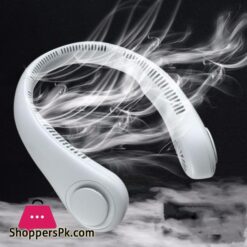 New Portable Neck Fanfoldable Hands Free Bladeless Neck Fan Wearable Cooling Neck Fan Perfect For Travel Sports