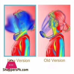 New Portable Neck Fanfoldable Hands Free Bladeless Neck Fan Wearable Cooling Neck Fan Perfect For Travel Sports