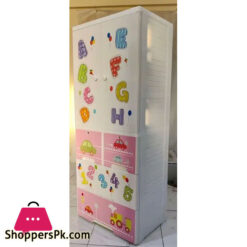 Phoenix Abc 123 Wardrobe Hanging With 4 Drawer