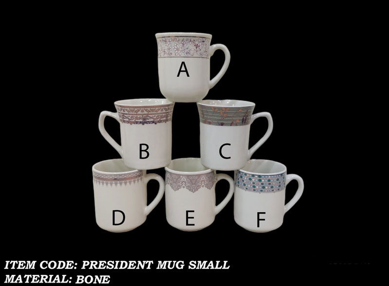 President S Bone Mug Set Of 6