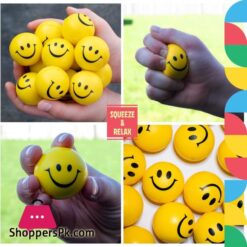 Smile Stress Balls Smile Funny Face Stress Ball Happy Smile Face Squishies Toys Stress Foam Balls For Soft Play