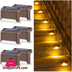 Primst 6Pcs Solar Deck Lights Waterproof Patio Light for StepLawnPathwayGardenFence Landscape Lamp for Decoration