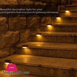 Solar Deck Lights Waterproof Patio Light For Step Lawn Pathway Garden Fence Landscape Lamp For Decoration 13 Primst 6Pcs Solar Deck Lights Waterproof Patio Light For Steplawnpathwaygardenfence Landscape Lamp For Decoration