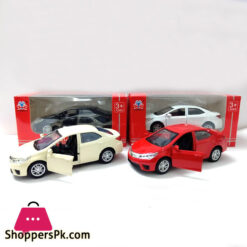 Toyota Corolla Grande 1:36 Scale Diecast Model Toy Car Collection Random Color Pull Back Action 19 Toyota Corolla Grande 1:36 Scale Diecast Model Toy Car Collection Random Color Pull Back Action