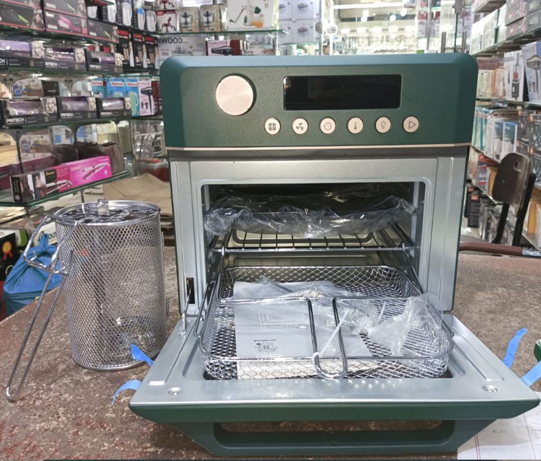 Aca 220V Air Furnace Air Fryer Electric Oven Household 18L Baking Electric Oven For Baking Pizza Oven Air Fryer Toaster Oven