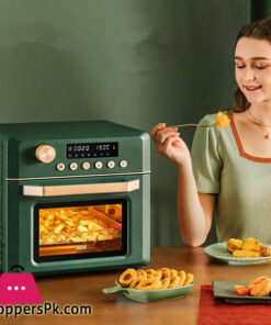 ACA 220V Air Furnace Air Fryer Electric Oven Household 18L Baking Electric Oven for Baking Pizza Oven Air Fryer Toaster Oven