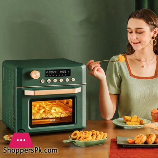 ACA 220V Air Furnace Air Fryer Electric Oven Household 18L Baking Electric Oven for Baking Pizza Oven Air Fryer Toaster Oven