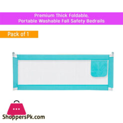 Shopino Baby Safety Bed Cot Guard Adjustable Bed Rail Baby Bed Barrier - 5.9 Feet - 1 Side 1 Pc