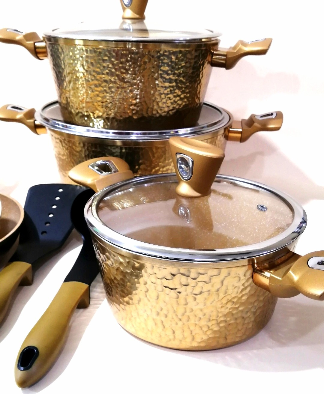 Baroly 10 Pcs Non Stick Cookware Set